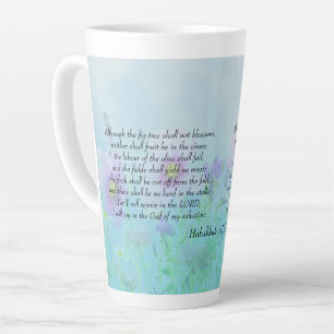 Freude am Herrn - Habakkuk 3:17,18 Milchtasse