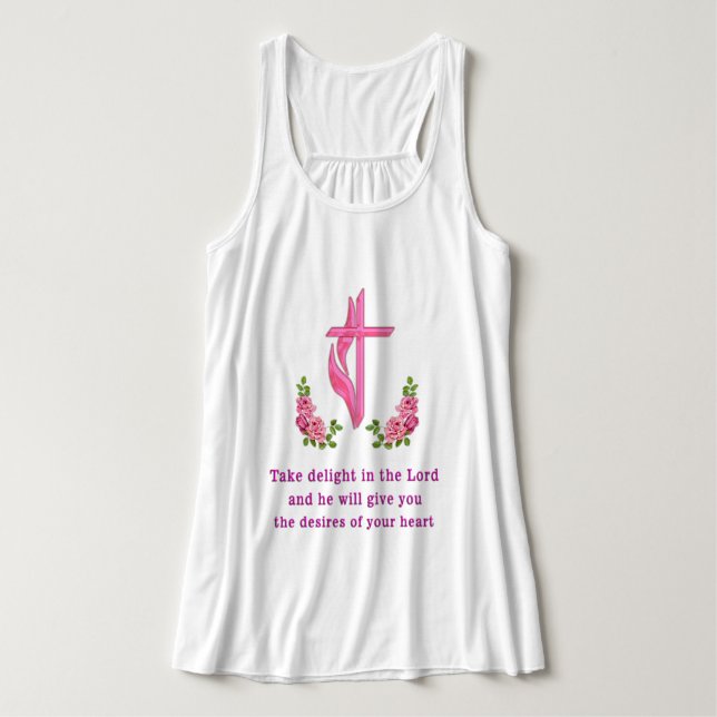 Freude am Herrn Tank Top (Design Vorderseite)