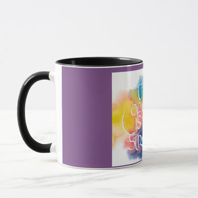 Freude am Lord ist meine Stärke Tasse (Links)