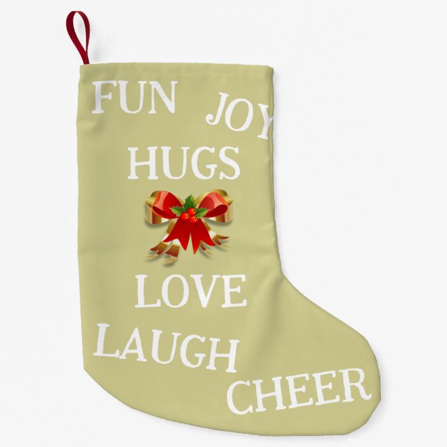 Freude am Weihnachtsfest - Strumpf Kleiner Weihnachtsstrumpf (Vorderseite)