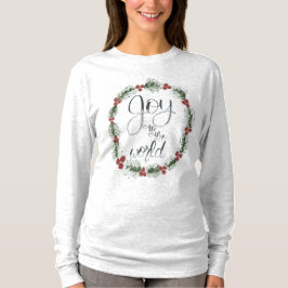 Freude am Welt-Weihnachtsgeschenk-T - Shirt