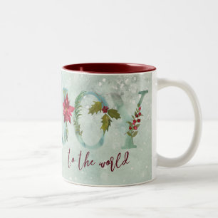 Freude am Winterurlaub in der Welt Zweifarbige Tasse