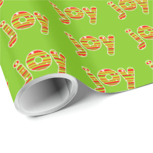 FREUDE an den Weihnachten-, Roten u. Geschenkpapier