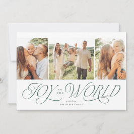 Freude an den Weihnachtskarten der Welt Feiertagskarte