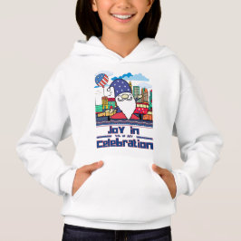 Freude an der 4. Juli-Feier Hoodie