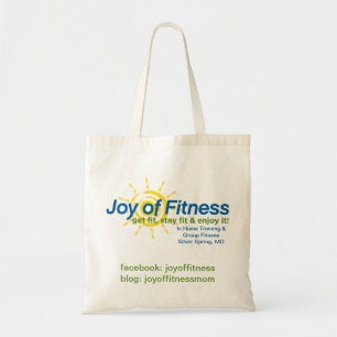 Freude an der Fitness-wiederverwendbaren Tasche
