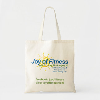 Freude an der Fitness-wiederverwendbaren Tasche