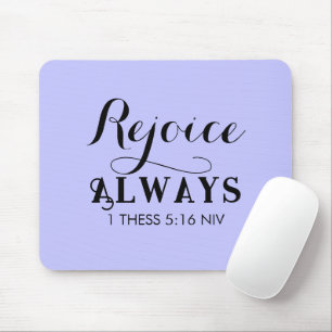 Freude an der Lord Bible Verse Christlich Blue Mousepad