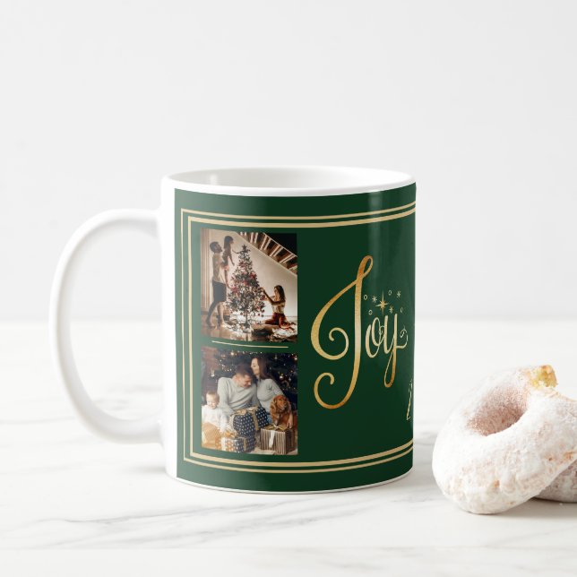 Freude an der personalisierten Umarmung der Welt Kaffeetasse (Mit Donut)