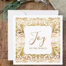 Freude an der Welt Custom Elegant Golden Christmas