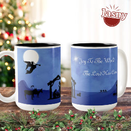 Freude an der Welt Der Herr ist blau geworden Zweifarbige Tasse