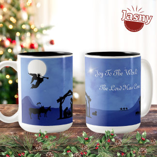 Freude an der Welt Der Herr ist blau geworden Zweifarbige Tasse