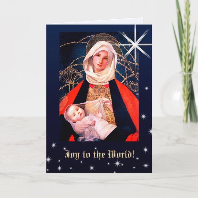 Freude an der Welt. Madonna und Kind Weihnachten (Vorderseite)