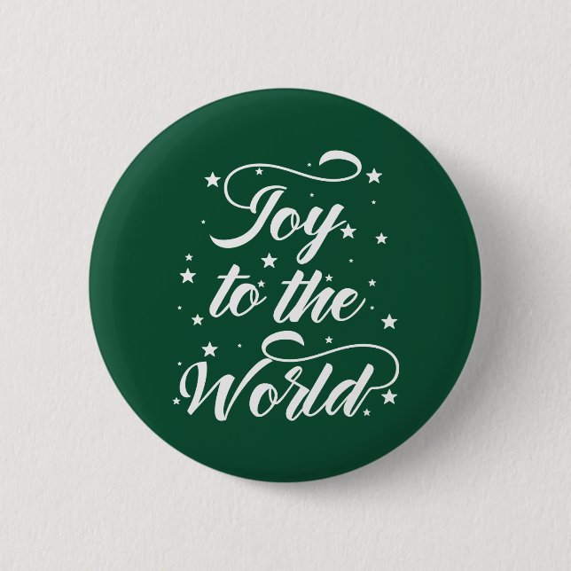 Freude an der Welt Weihnachten Button (Vorderseite)