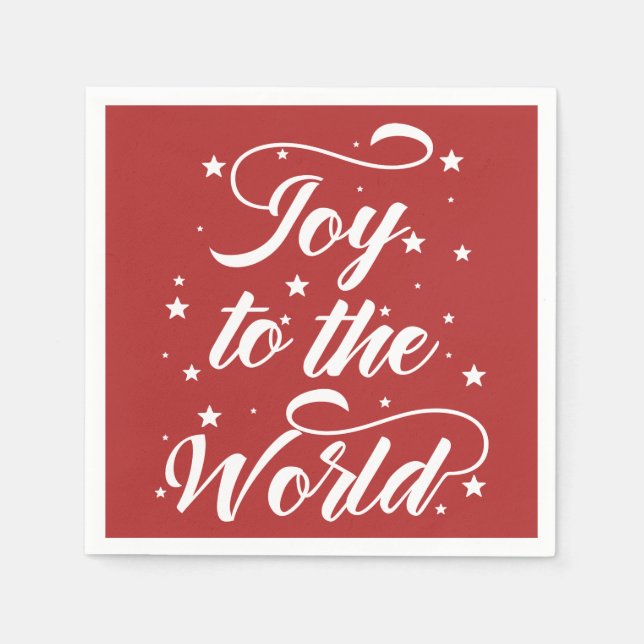 Freude an der Welt Weihnachten Serviette (Vorderseite)