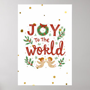 Freude an der Welt Weihnachts-Poster Wall Art Poster