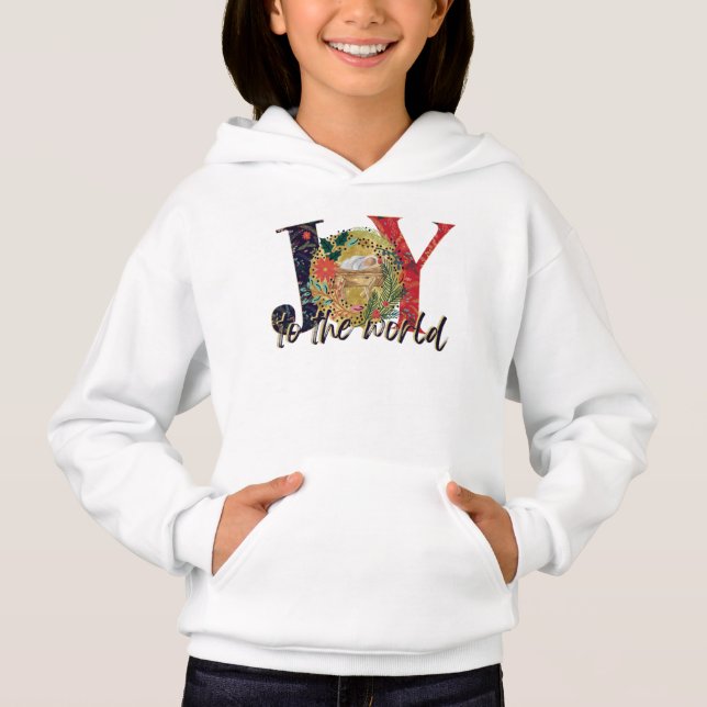 Freude an der Weltkrippe  Hoodie (Vorderseite)