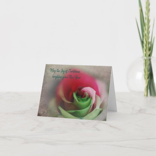 Freude an WeihnachtskartenRose 2018 Feiertagskarte (Vorderseite)