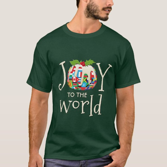 FREUDE AUF DIE WELTweihnachtszeit T-Shirt (Vorderseite)