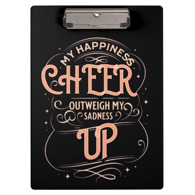  FREUDE AUFRÜTTELN CLIPBOARD  KLEMMBRETT (Vorderseite)