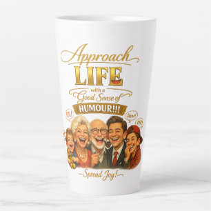 Freude ausstrahlen milchtasse