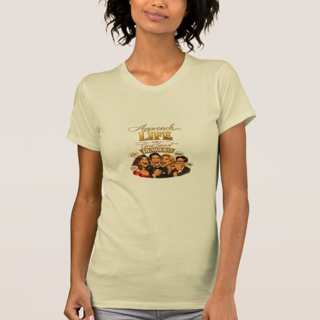 Freude ausstrahlen T-Shirt (Vorderseite)