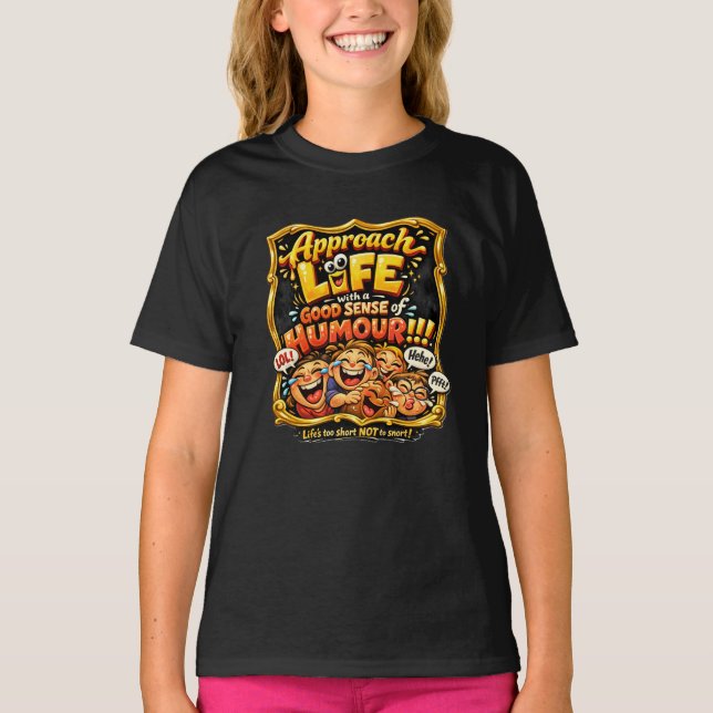 Freude ausstrahlen T-Shirt (Vorderseite)