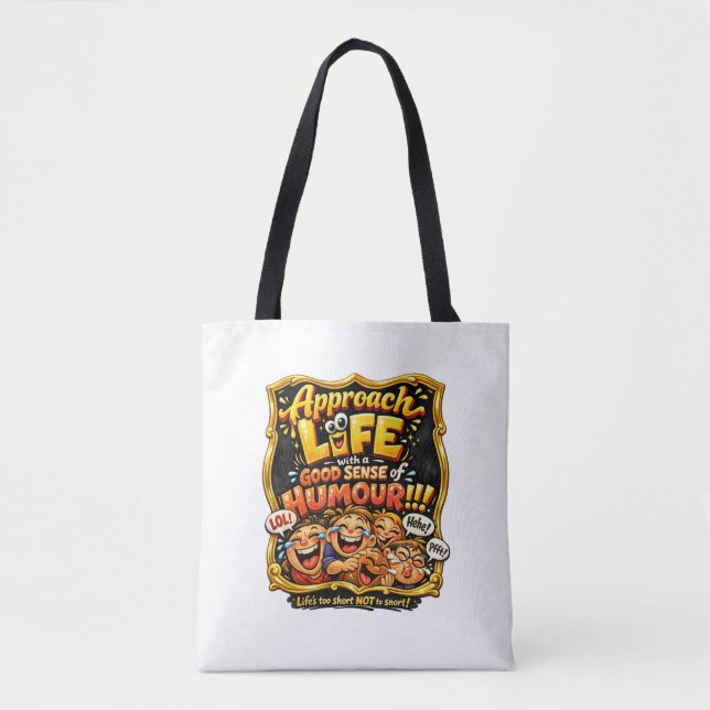 Freude ausstrahlen tasche (Vorderseite)