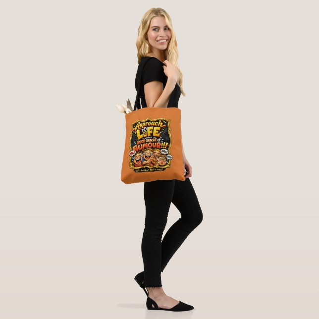 Freude ausstrahlen tasche (Am Model)