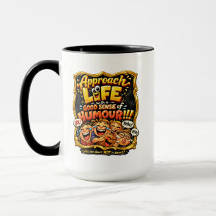 Freude ausstrahlen tasse