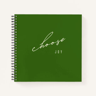 Freude aussuchen. Notebooks und Journale Notizbuch