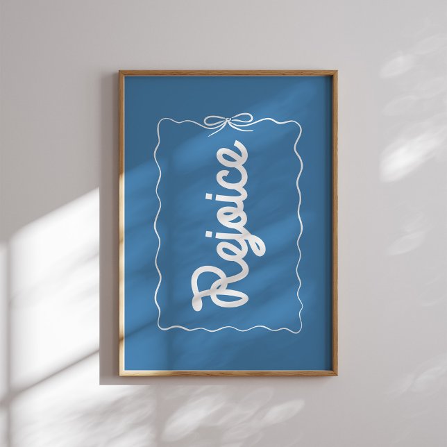 Freude Blue Christmas Poster (Von Creator hochgeladen)