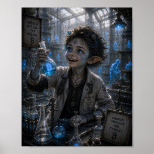Freude / Chemiker / Montagewerk Poster