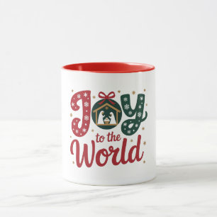 Freude der Welt Christlicher Weihnachtsstern Tasse