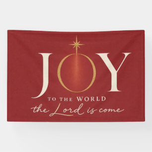 FREUDE DER WELT Christliches Weihnachten Banner