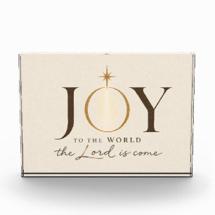 FREUDE DER WELT Christliches Weihnachten Fotoblock