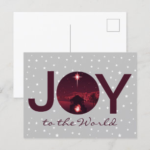 Freude der Welt Weihnachten  Postkarte