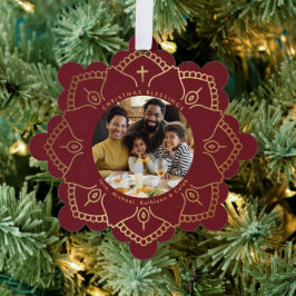 Freude, die wir euch lieben | Christmas Hymn Holid Ornament Karte