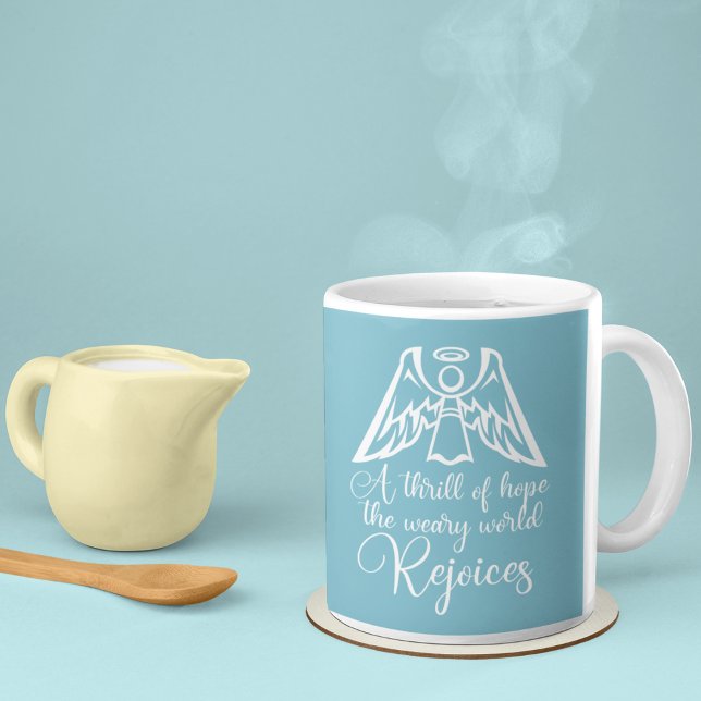 Freude Elegant Baby Boy Foto Blauer Weihnachten Kaffeetasse (Von Creator hochgeladen)