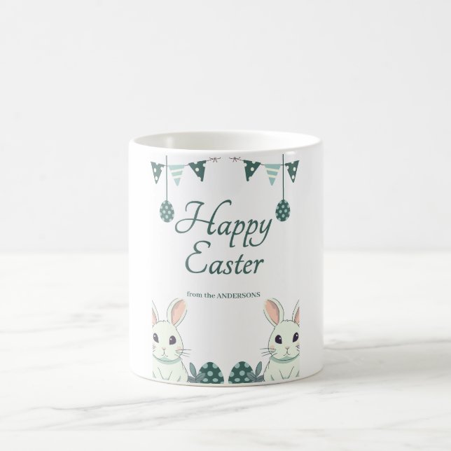 "Freude & Feiern: Osterwünsche für Sie" Kaffeetasse (Mittel)