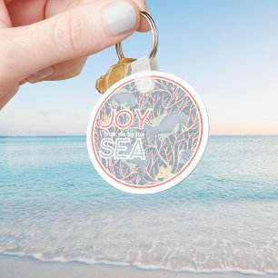 Freude findet mich am Meer – Boho Strand  Schlüsselanhänger