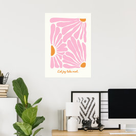 Freude gelassen wurzeln poster