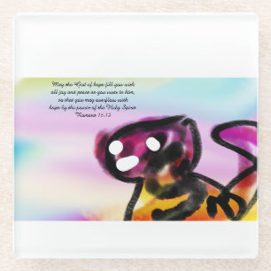 Freude Glasuntersetzer