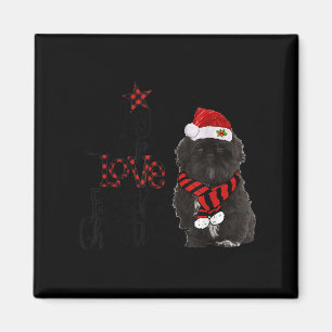 Freude Hoffnung Liebe Frieden Weihnachten Black Sh Magnet