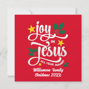Freude in Jesus christlicher Weihnachten Familienn