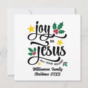 Freude in Jesus Christliches Weihnachten Familienn