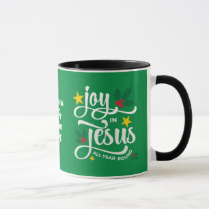 Freude in Jesus Christliches Weihnachten Familienn Tasse