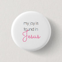 Freude in Jesus-Knopf
