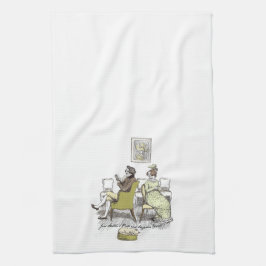 Freude in Vexing - Jane Austen Pride & Prejudice Geschirrtuch