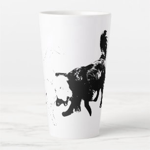 Freude in voller Bewegung Milchtasse